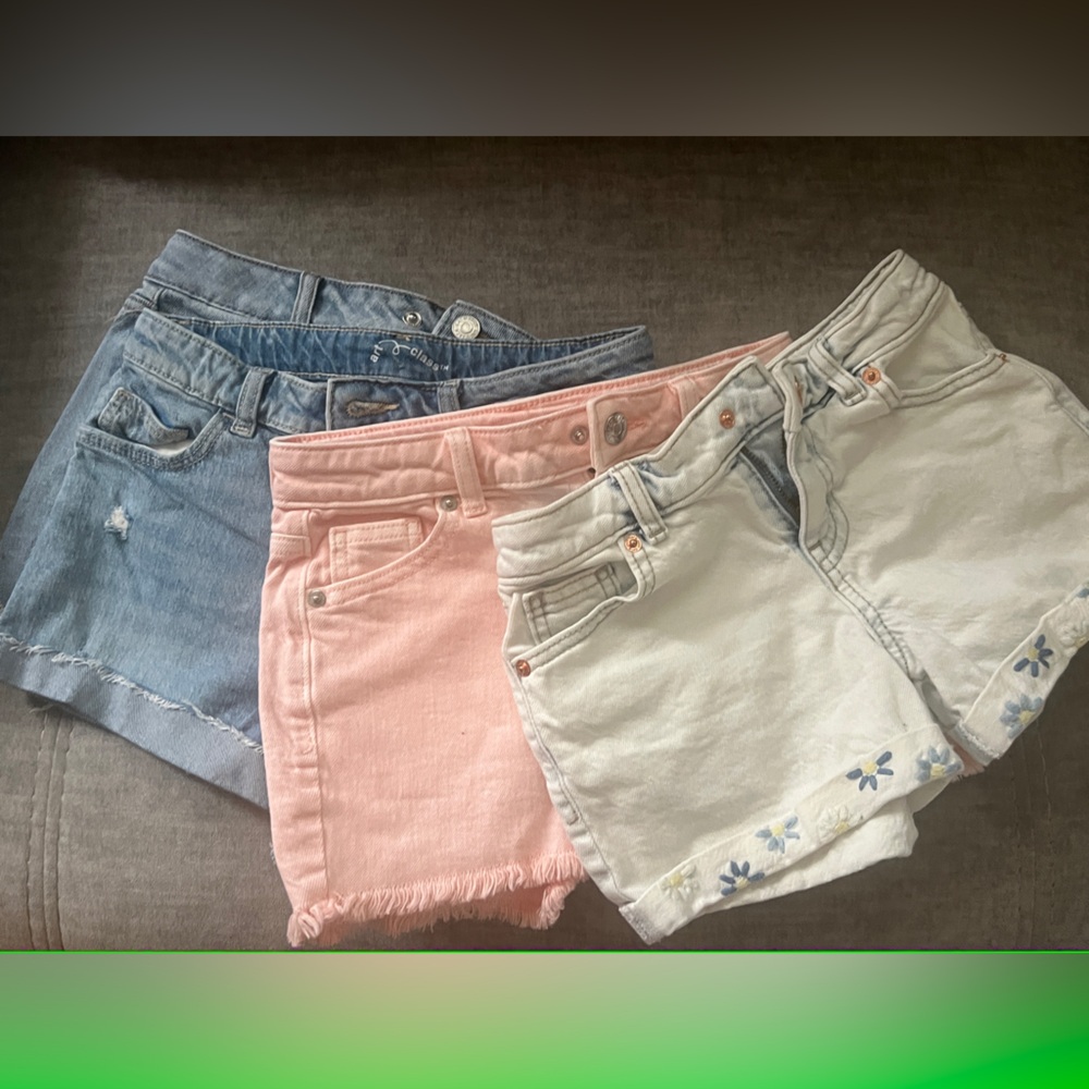 Stylish Denim Shorts 4 pairs